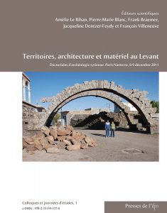 Couverture Territoires, architecture et matériel au Levant